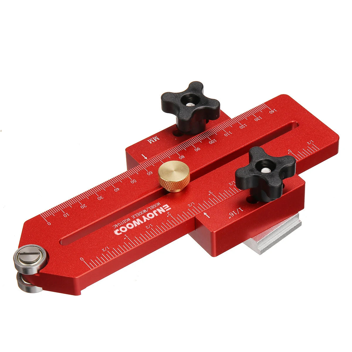 ENJOYWOOD Thin Rip Jig Table Saw Jig Guide for Making Repetitive Narrow Thin Strip Cuts Woodworking Tools Fast Thin Ripp