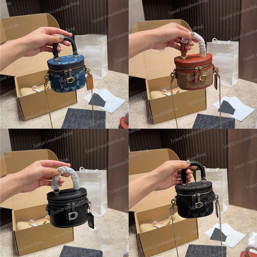 Designer high-quality Purse Clutch Denim Box Bag Girls College Chain Shoulder Bags Women Vintage C-letter Print Crossbody Small Bag Lipstick Pack Me