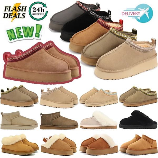 luxury winter boots Designer boots Women Boots woman Winer Snow Boots Classic Ultra Mini boots Platform Slippers Chestnut Lady Warm boots sn