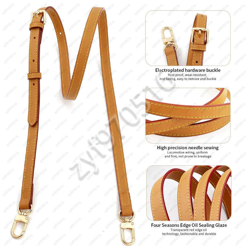 Soft Genuine Leather Bag Strap 1.2cm 1.5cm 1.8cm 2cm 2.5cm Wide Shoulder Straps Adjustable Crossbody Handbag Belts Replacement 241225