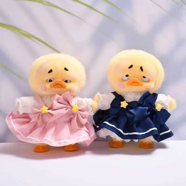Doll Accessories For 20 cm Upset duck doll wears clothes rabbit officer cherry skirt small yellow baby Cute Decoration