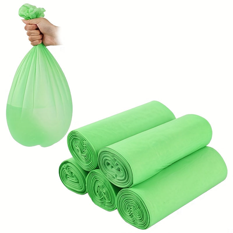 TEMU 5 Rolls Of 100 45x50 Disposable Trash Bags - , Durable Plastic, High-quality For Household, Kitchen, Office, School & Commercial Cleaning &