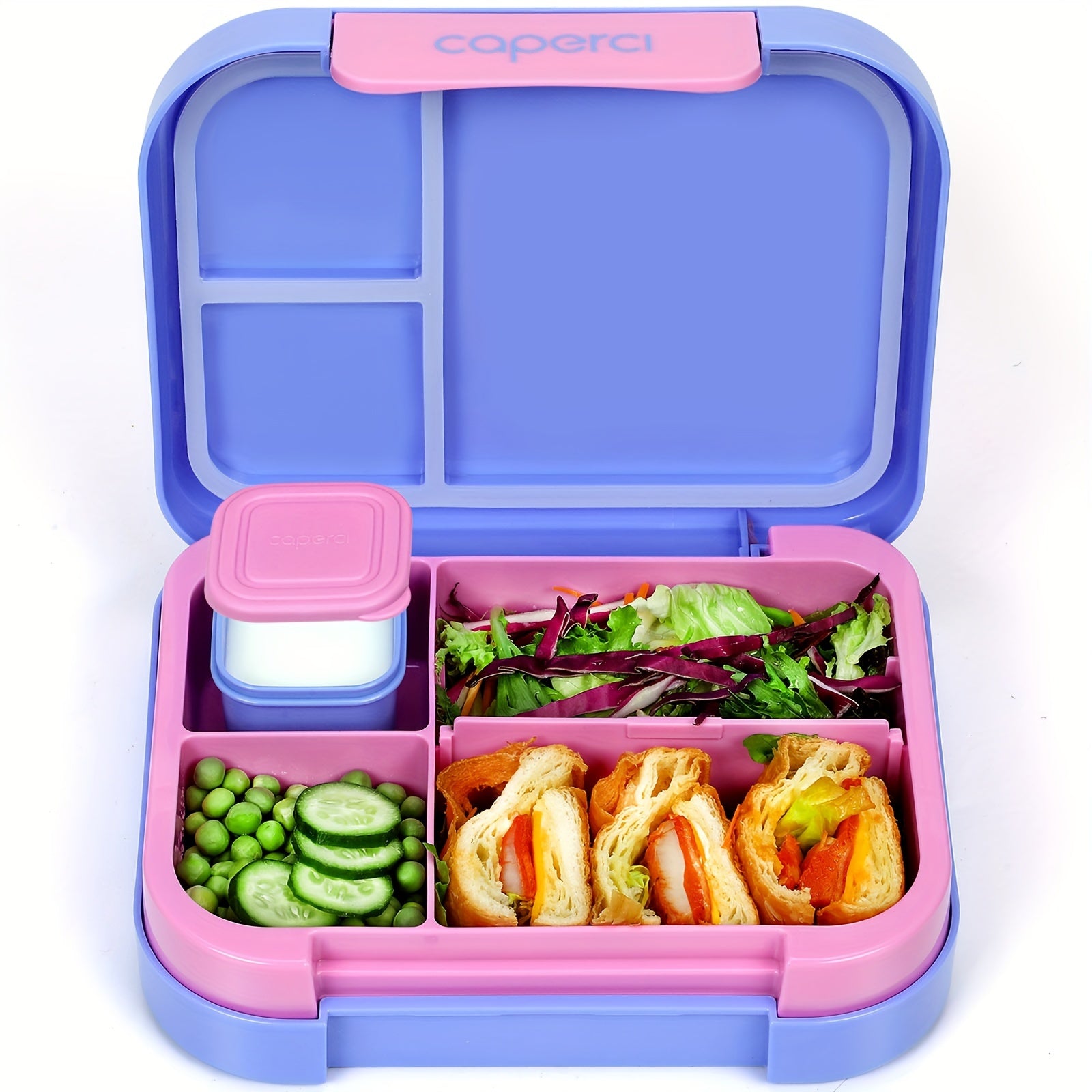 TEMU Caperci Bento Lunch Box, Leak-proof 44oz Lunch Containers With 3 Or 4 Compartments & Dip Container, Dishwasher-microwave Safe, Bpa-free