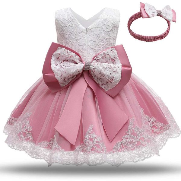 Baby Girls White Baptism Princess Dress 12-24M Z250113