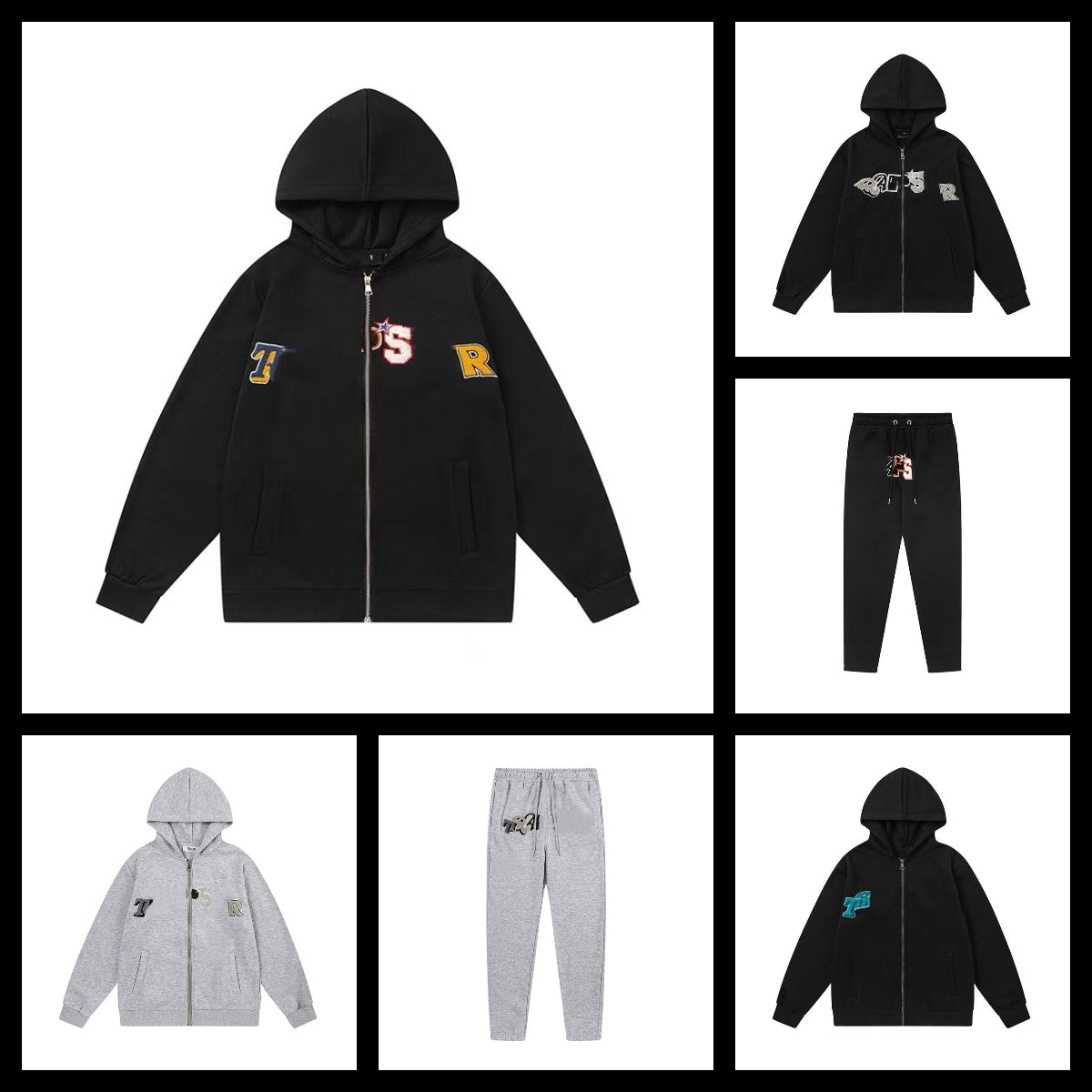 Men&#039;s Tracksuits Hip-Hop Deasigner Letter Printed Pullover Hoodies Classic Y2K Causal Cotton Loose Size S-XL