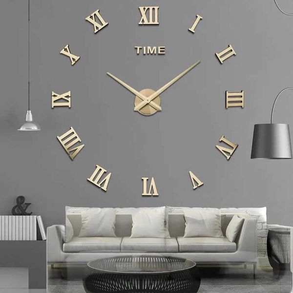 Special Offer 3d Big Acrylic Mirror Wall Clock Diy Quartz Watch Still Life Clocks Modern Home Decoration Living Room StickersXJ240814