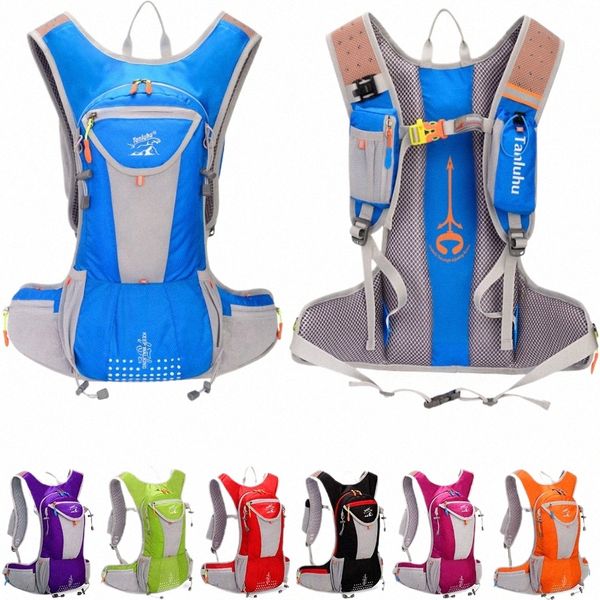bike Cycling Backpack Running Hydration Water Bag Knapsack Hiking Pack Mountain Climbing Waterproof Bladder Rucksack Ultralight 52Kf#