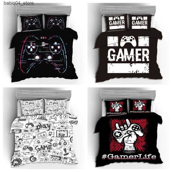 Bedding sets 3d Digital Gamer Bedding Set Quilt Cover With cases Twin 2-3Pcs Video Game Comforter Cover Full Queen King Double Size L240910