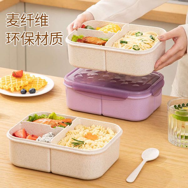 Student can be microwave sealed, plastic fruit food compartments, fresh-keeping boxes, insulated lunch boxes