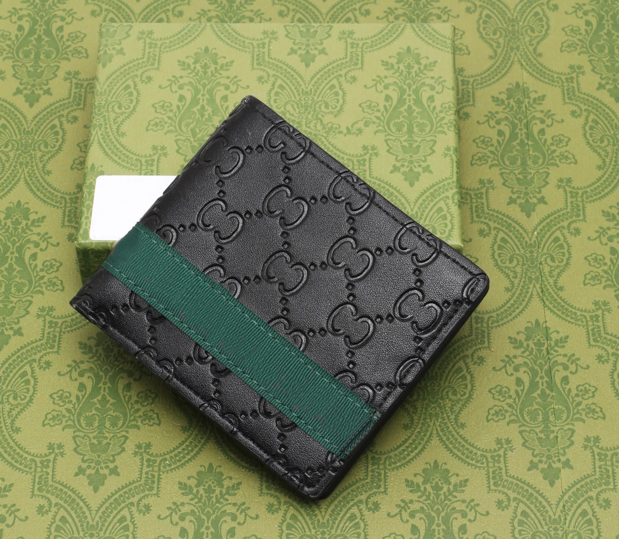 Women Men Animal Designer Short Wallet Leather Black wallets Luxury Purse Card Holders With Gift Box