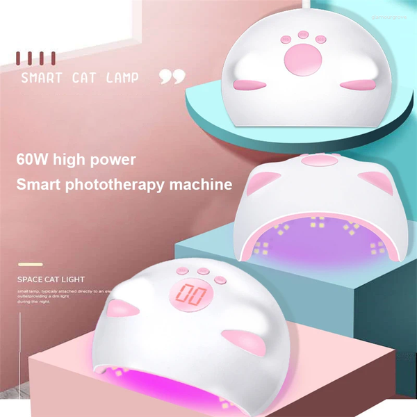 Nail Dryers Lamp Dryer Dual Hands LED UV For Curing Gel Polish With Motion Sensing Manicure Tool