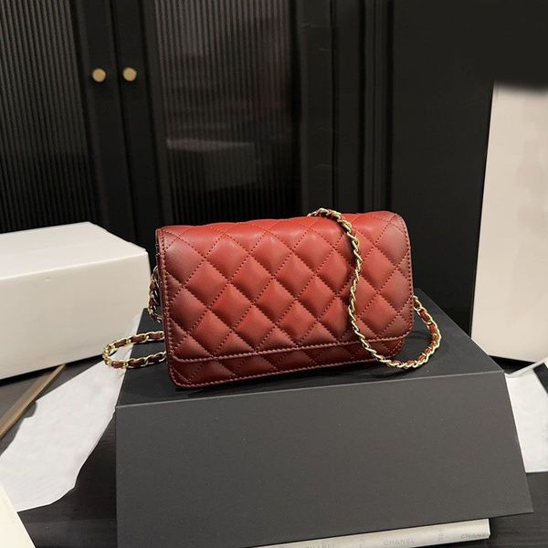 Designer Wallets Lambskin Wallet Classic shoulder bag Handbags Classic Chain bag Clutch Bags Luxurys Purse Card Women Credit card slot Messe