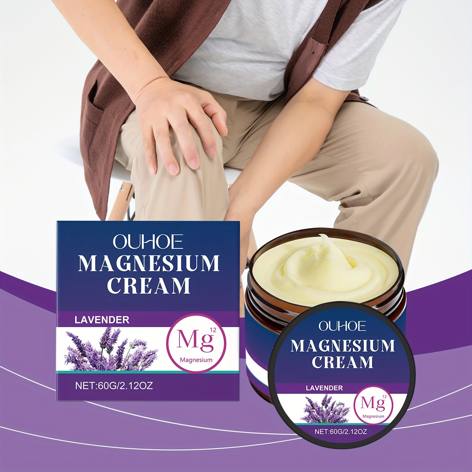 TEMU [bee Venom Cream] 2.0oz Body Bee Venom Joint Cream | Massage Moisturizer For Joints, Waist, Feet & Neck Relief With Chrysanthemum Extract |