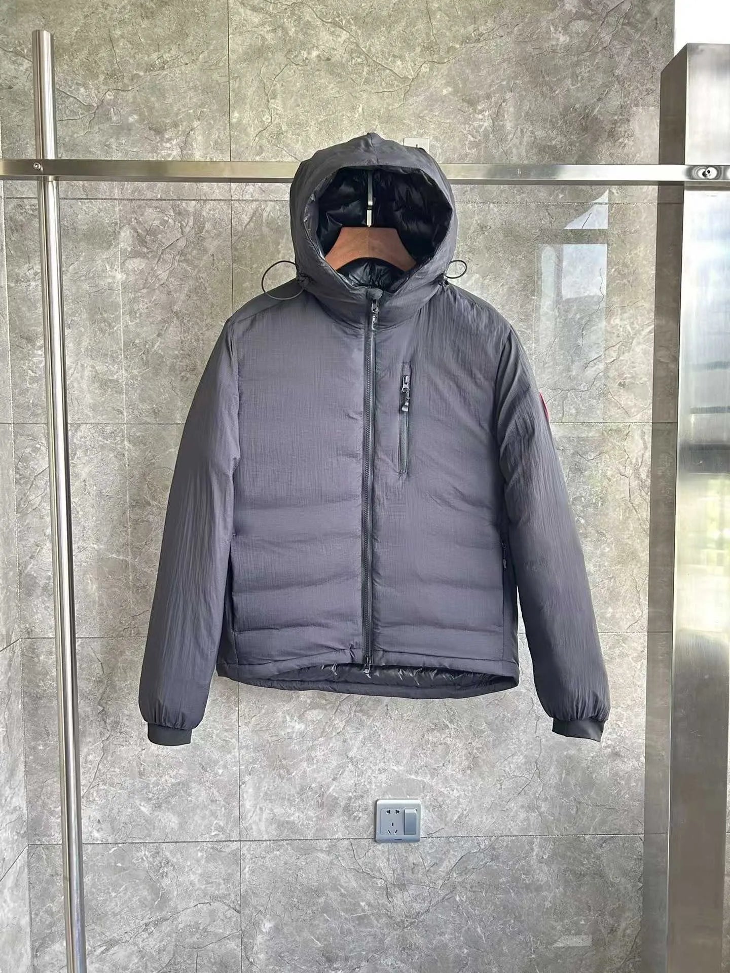 Men&#039;s Down Parkas Winter Down Jacket Stand Collar Designer Jackets Men Lodge Outerwear Warm Design Outdoor Windproof Coats for Male