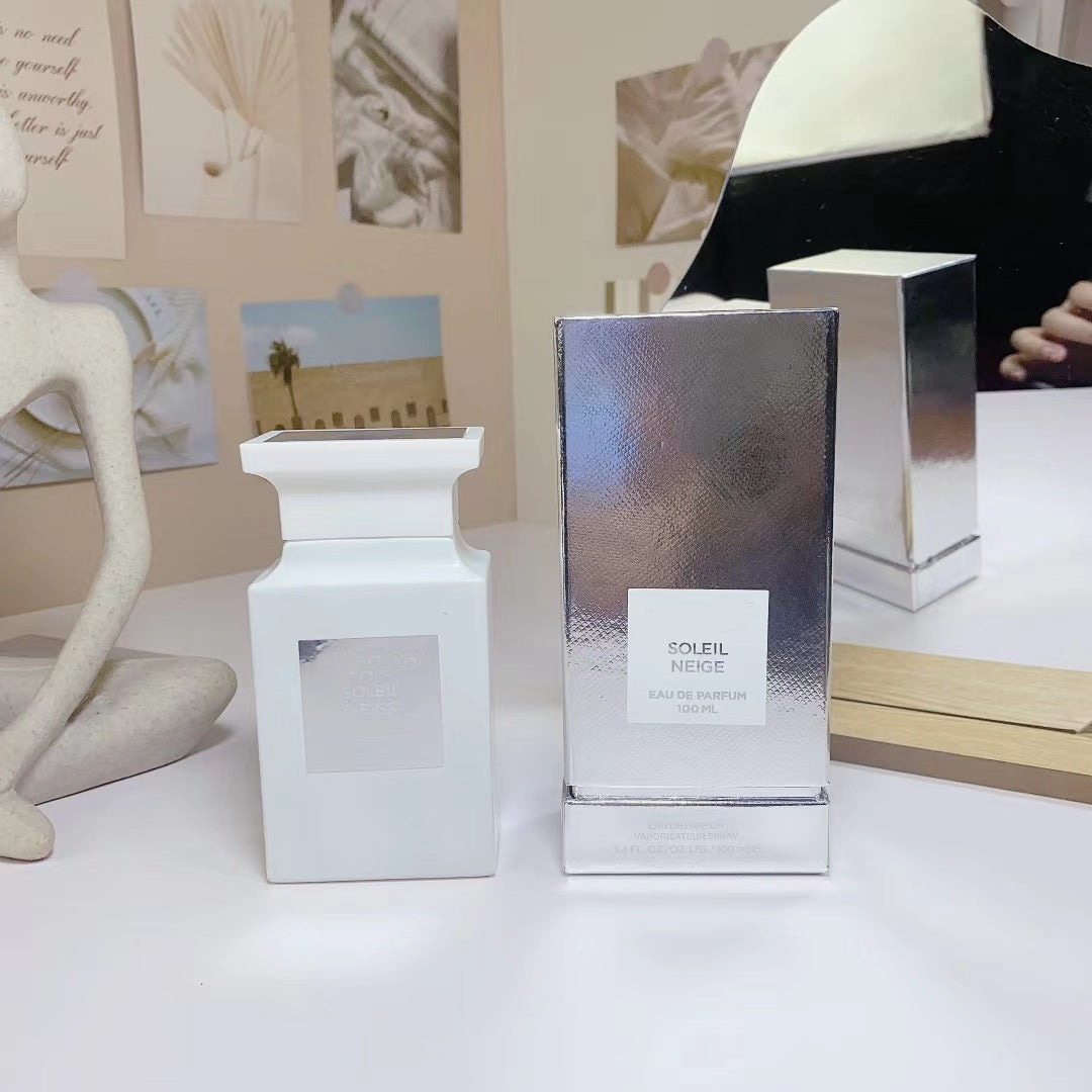 High Quality Scented Fragrance Women Men SOLEIL NEIGE Perfumes Eau de Parfum 100ml Long Lasting Smell Grey Vetiver Perfume Cologne Natural Spray Deo