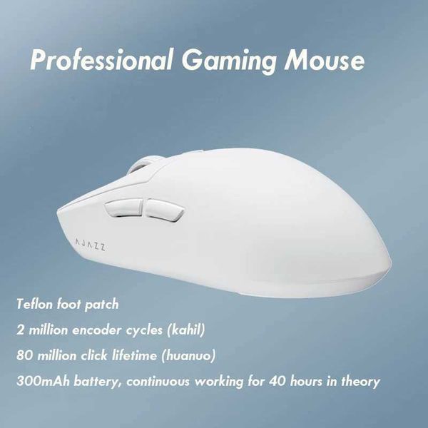 Mice AJAZZ AJ139 Pro Wireless Mouse with Feets PMW3395 Gaming Chipset 26000dpi Professional Gaming Mouse for PC J240830EF5L