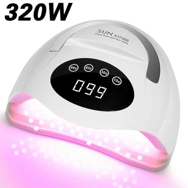 320W 72Leds Professional UV LED Nail Lamp for Gel Polish-4 Timers Nail Dryer LED Light Nail Art Accessories Curing Gel NailCL240731