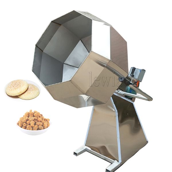 Small Octagonal Mixer Flavor Blender Commercial Stainless Steel Seasoning Machine Octagon Spice Seasoning Barrel 220V