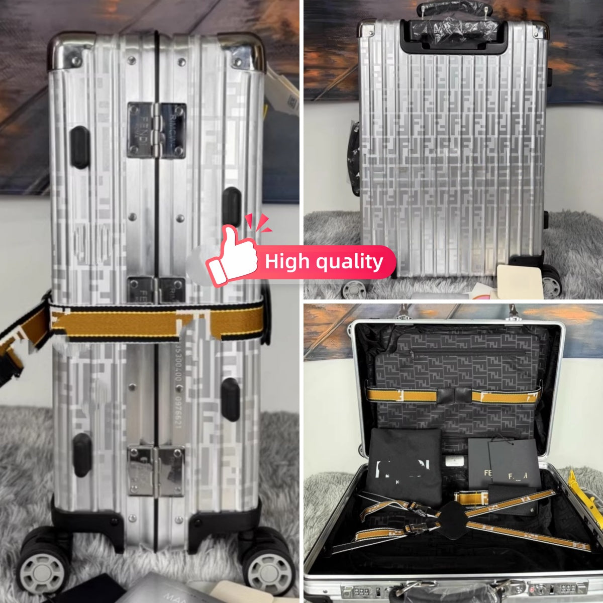 Luggage Boarding Suitcases CDesigner Suitcase With Wheel Travel Lager Capacity Men Women Trolley case Combination Lock Luxury Luggage 21 inches