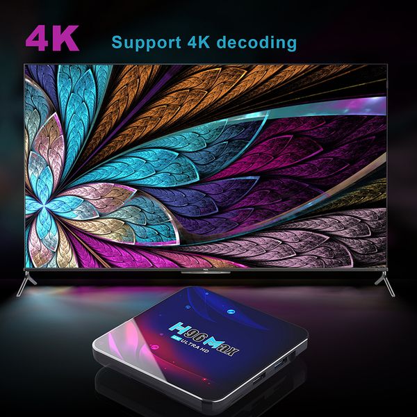 Woopker H96 MAX Rockchip RK3318 Smart TV Box Android 11 4G 64GB Support AV1 Wifi BT TVBOX Media Player 4GB32GB Set Top Box 2G16G