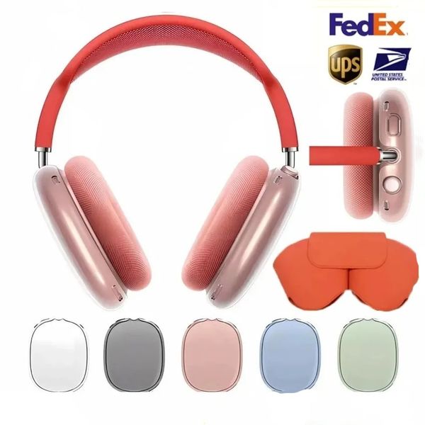 For Airpods Max Airpod 4 Earbuds Bluetooth Headphone airpodspro max Accessories Solid Silicone Protective Cover