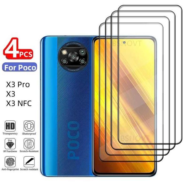 1-2-3-4 pieces suitable for X3 Pro X3 NFC tempered mobile phone Fl cover glue 9H HD suitable for Sn Protector X3 Pro Y241125