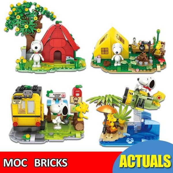 Blocks HSANHE Genuine Classic Animation Model Building Blocks DIY Creative Trendy Scene Assembled Blocks Toys Gift Chris S249303