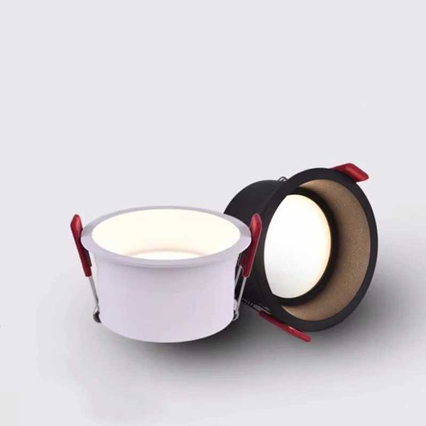 Frameless angle adjustable embedded LED tube light 5W 7W 12W 20W adjustable depth brightness LED spotlight ceiling lighting CL240830