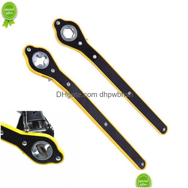 Car Labor-Saving Jack Ratchet Wrench Scissor Garage Tire Wheel Lug Handle Repair Tool Drop Delivery
