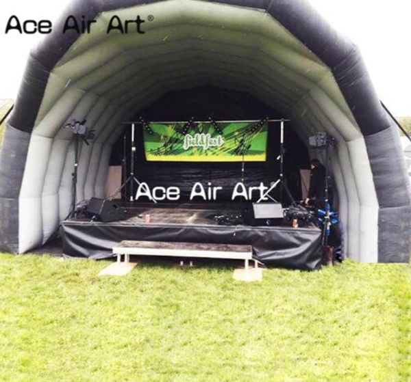 Inflatable Stage Tunnel Tent Inflatable Arch Trade Show Booth For Events