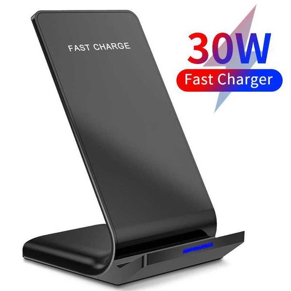 30W Qi wireless charger stand for iPhone Pro X XS Max XR fast charging dock phone stand Y241118