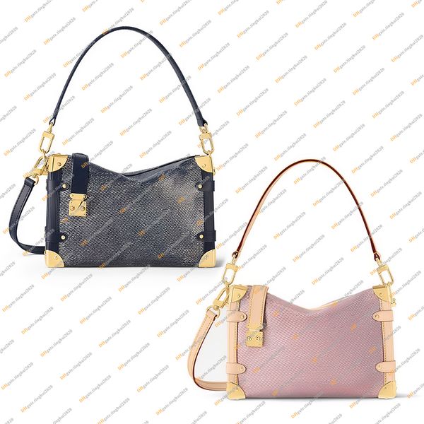 louissvuttion bag lvt Casual Ladies Fashion Designe Luxury SIDE TRUNK Bag Handbag Tote Shoulder Bags Crossbody Messenger TOP Mirror Quality
