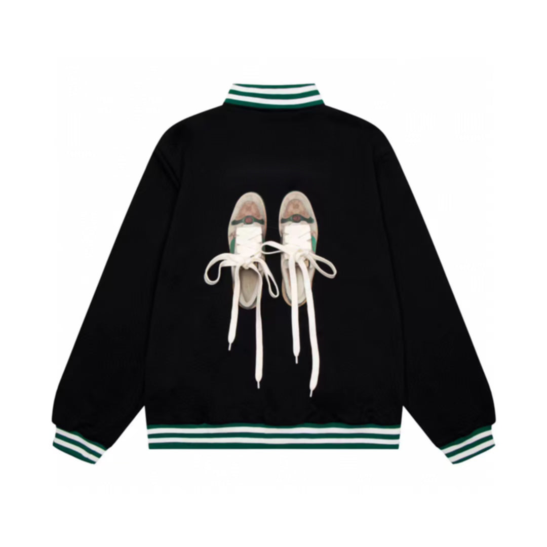 Fashion Jackets Men Fomal Streetwear Baseball Casual Jacket Print Long Sleeves Outerwear Plus Size 4XL