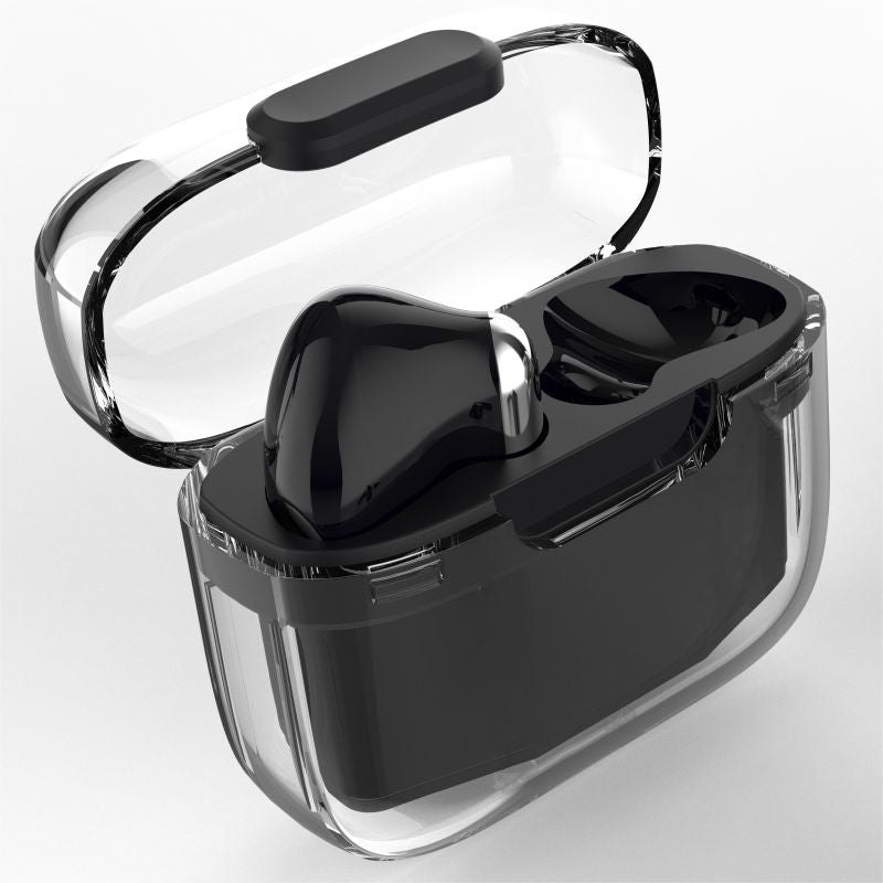 In-ear headset ENC TWS Bluetooth wireless earphones C02 Transparent shell Fingerprint control Built-in Microphone High quality Sport Earphone Music