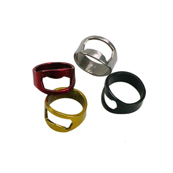 1Pc Multi functional Portable Stainless Steel Color Ring Bottle Opener Beer Keychain Bar Small Tool Decoration 241213