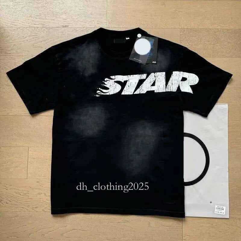 Hell Startshirts Designer Mens T Shirts High Street Graphic Polo Mens Womens Short Sleeve Vintage Wash Hip Hop Graphic Hell Starhoodies Printing Hig