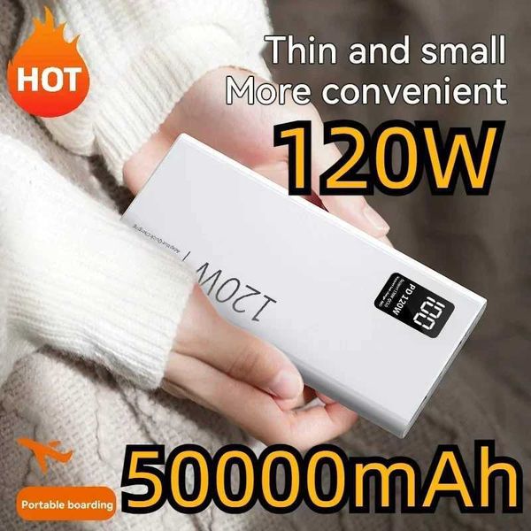 Super fast charging 50000mAh power pack 120W large capacity portable battery outdoor charger suitable for iPhone Huawei Samsung B240903 B240