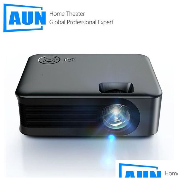 Other Electronics Aun Mini Projector 4K A30 Smart Tv Home Theater Cinema Portable Led Beamer 3D Movie Via Hd Usb Port Basic Version Dhqtg