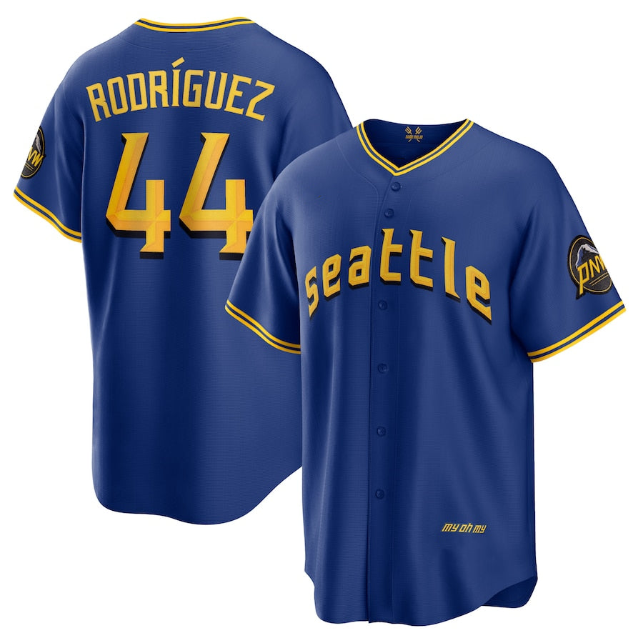 Julio Rodriguez Baseball Jersey Cal Raleigh Jorge Polanco Randy Arozarena Dylan Moore J. P. Crawford George Kirby Luis Castillo Logan Gilbert Bryan