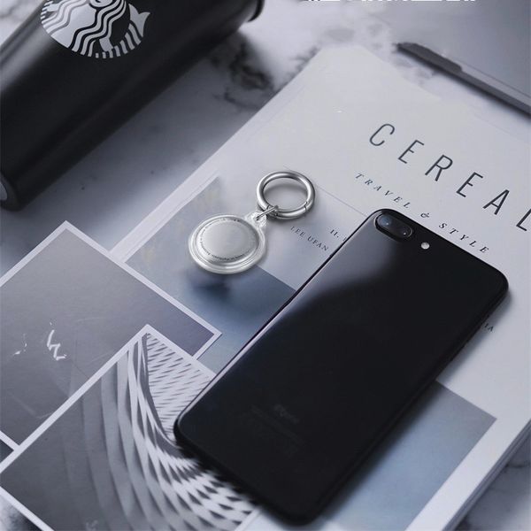 Newest Silicone AirTag Protective Case Airtag Tracking Device Tracker Locator Anti-lost Bag With Keychain For Handbag Fashion Bags Pet Dog C