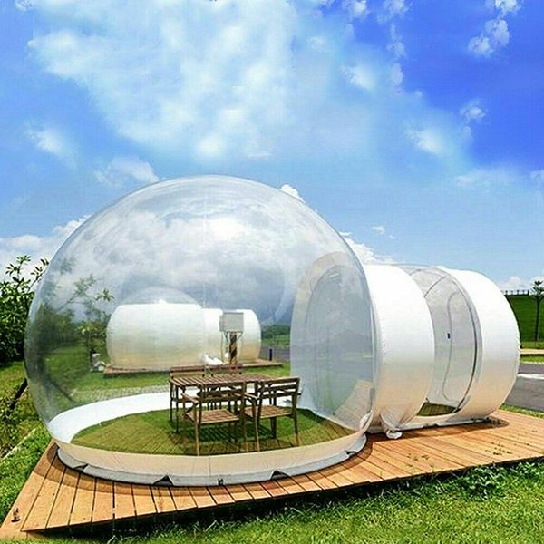 Inflatable Bubble Tent House Family Backyard Camping Tents Clear Air Dome Bubble Room for wild camping