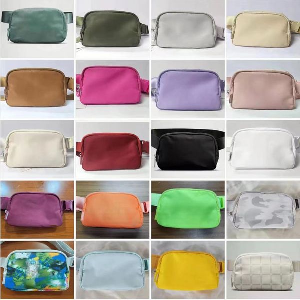 Yoga Gym Bag Waist Belt Bags Women Fanny Pack Bum Bag Men Belly Phone Storage Bag Elastic Adjustable Strap Zipper Outdoor Sports Gym Fitness