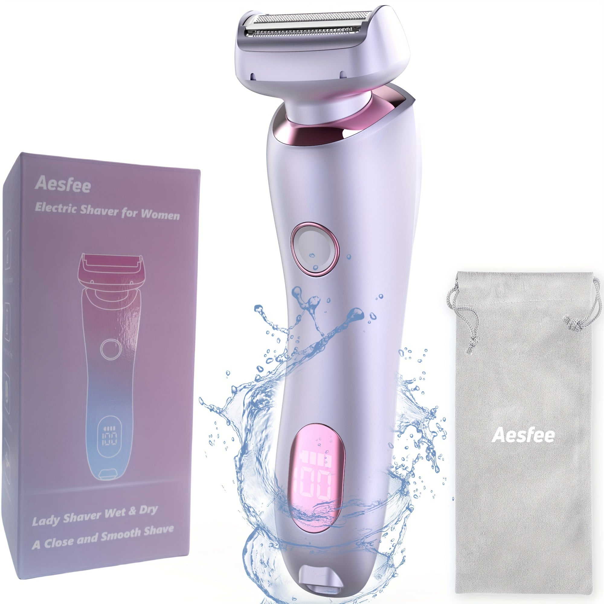 TEMU Electric Shaver For Women Legs, Lady Razors Hair Removal Wet Or Dry For Underarm Arm Bikini Private Area, Portable Womens Body Hair Trimmer
