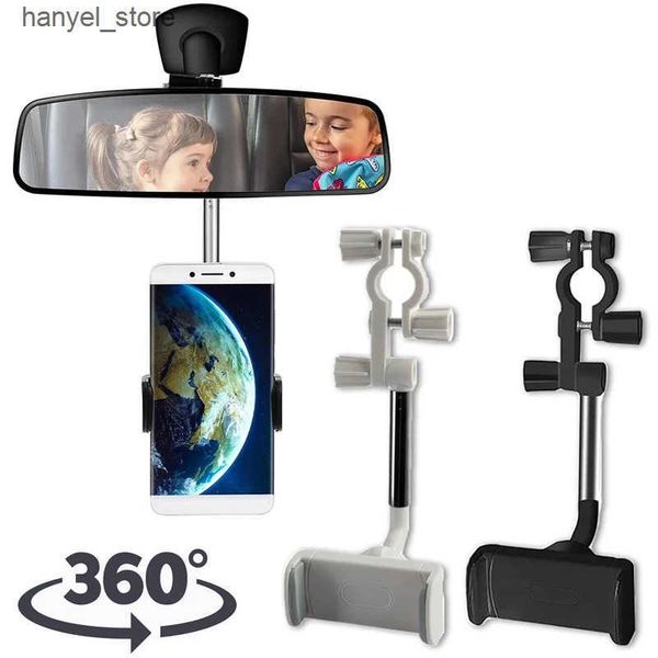 Cell Phone Mounts Holders General Motors phone holder 360 degree rotating car rearview mirror installation G phone holder suitable for 47mm-