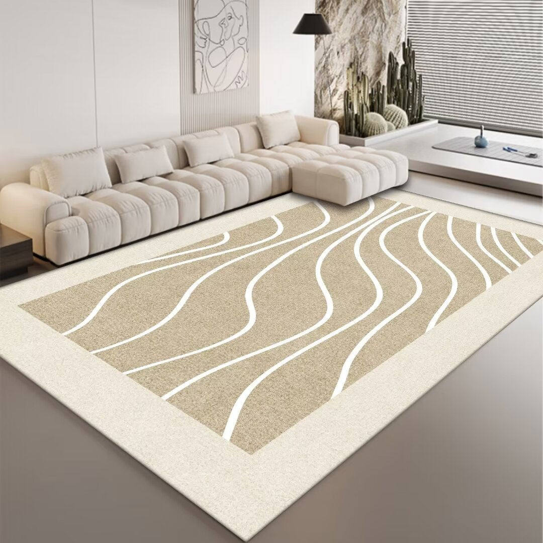 Carpet Indoor Sofa Coffee Table Blanket Living Room Bedroom Interior Decoration Loop Velvet Simple Floor Mat