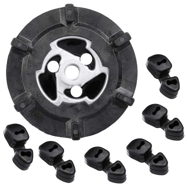 A-C Air Compressor Clutch Hub Rubber 6SEU14C 6SEU17C 7SEU17C Air-conditioning 5SE09C 5SL12C 5SEU12C