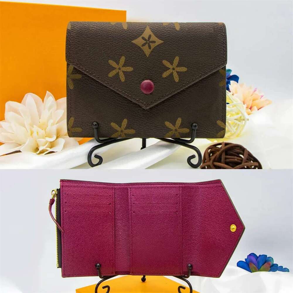 High Quality Genuine Leather Wallet Designer Woman Card Holders Designer Coin Purse Designer Bag Coin Pouch Short Small Wallets Luxury Bag Work Bag
