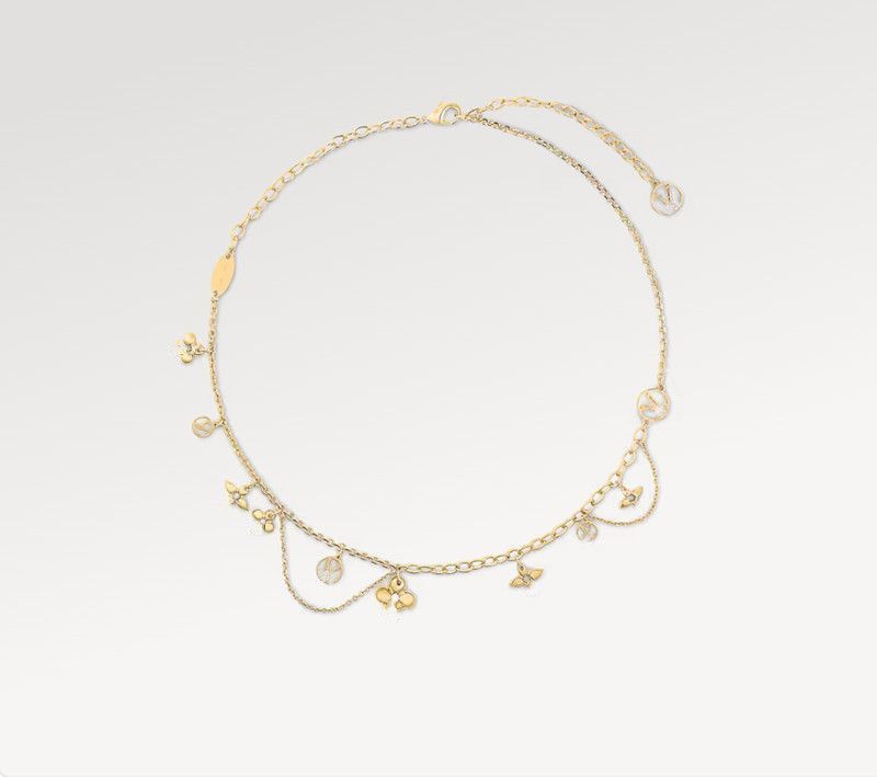 With BOX Designer Fashion Old wer Gold Plated Color Letter Choker Necklaces For Women Pendant Jewelry Gift