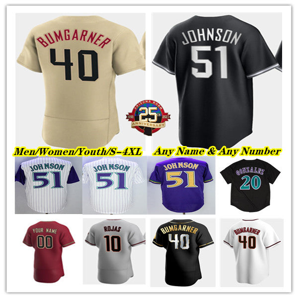 Baseball Jersey Dbacks Madison Bumgarner Seth Beer Evan Longoria Ketel Marte Josh Rojas Jake McCarthy Lourdes Gurriel Jr. Gabriel Moreno Alek Thomas