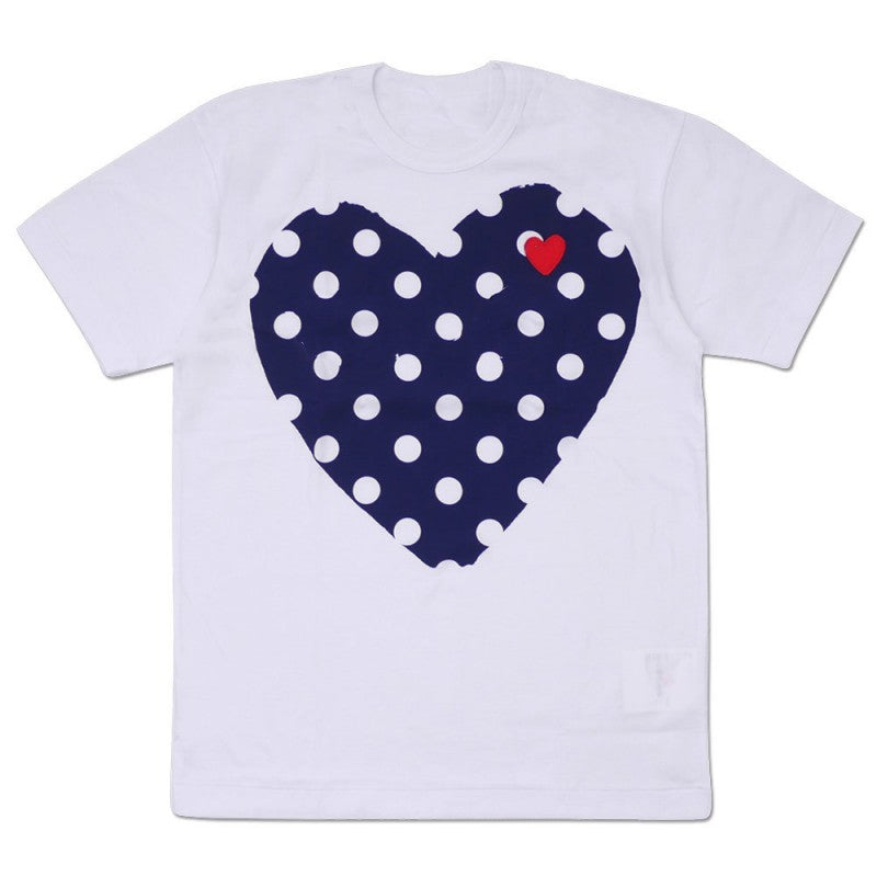 sweat shirt t shirts mens designer t shirt graphic tee t-shirt anti-pillingprint shirts fashion wave point heart t-shirt wave-point hearts and heart
